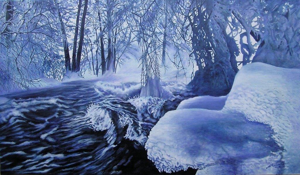 Acqua di fonte, chiusa tra la neve, anima e cuore geli a chi ti beve...