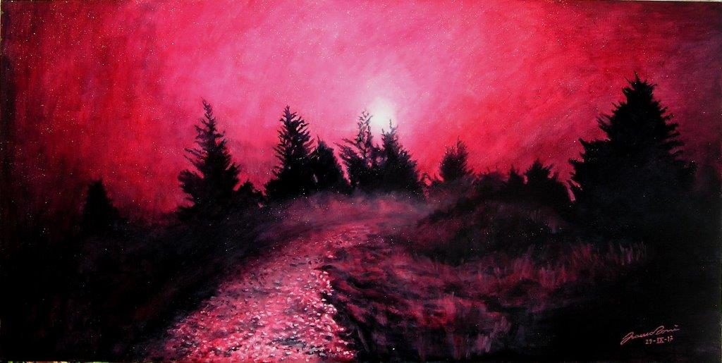 Ho paura del bosco di sera..